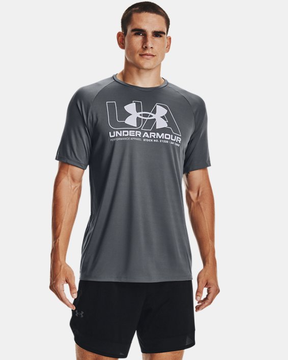 Men's UA Velocity 21230 T-Shirt in Gray image number 0